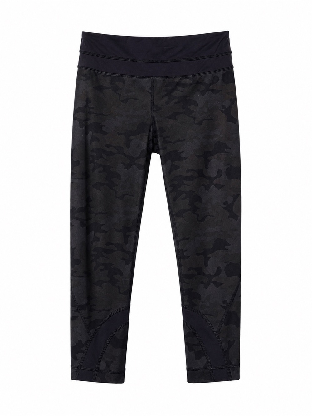 Lululemon Black Camo Cropped Leggings